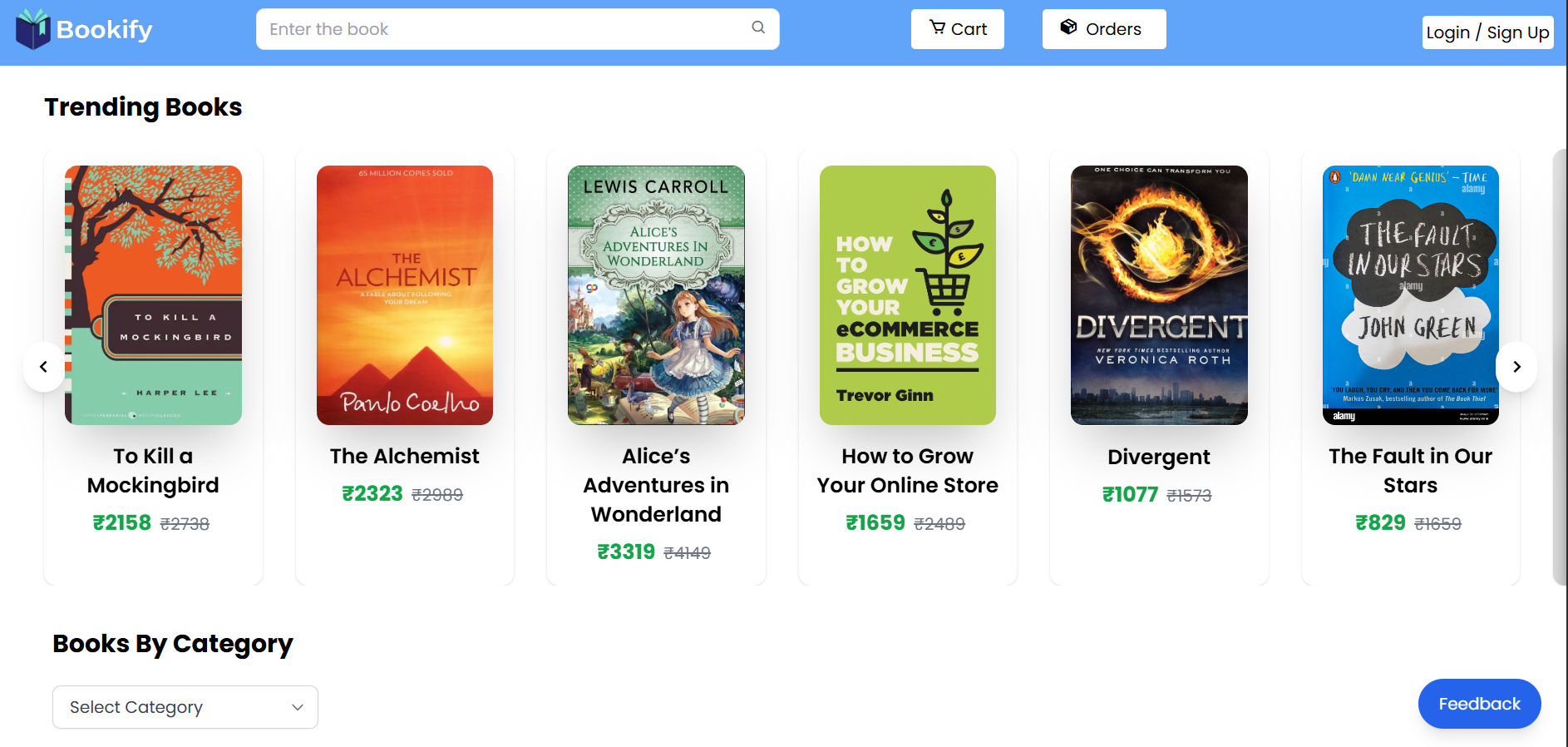 E-commerce Book Store